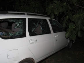 Машину знакомого в Минераловодском городском округе мужчина разбил топором