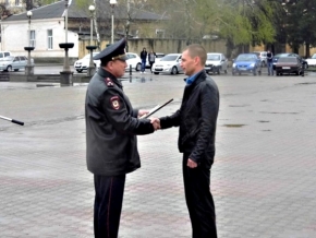 Жителю Ставропольского края вручили благодарность за помощь в раскрытии преступления